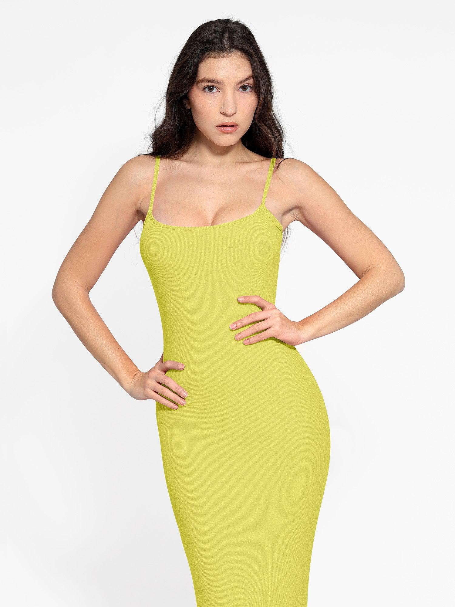 Popilush® Shaping Slip Dress The Shapewear Dress Slip Maxi