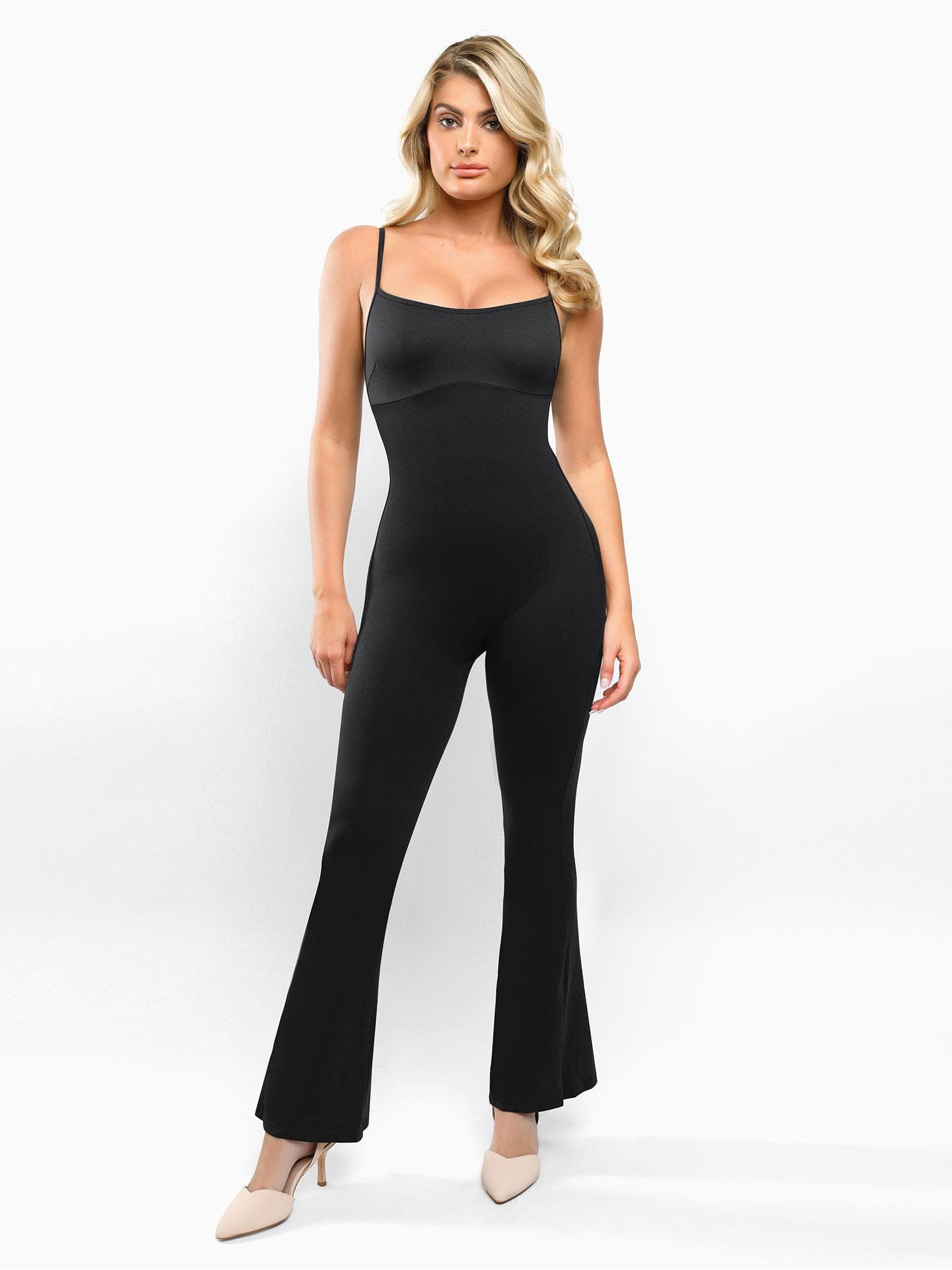 Popilush® Yoga Gym One Piece Workout Jumpsuit Summer Outfits The Shapewear Jumpsuits One Piece Thigh Slimming