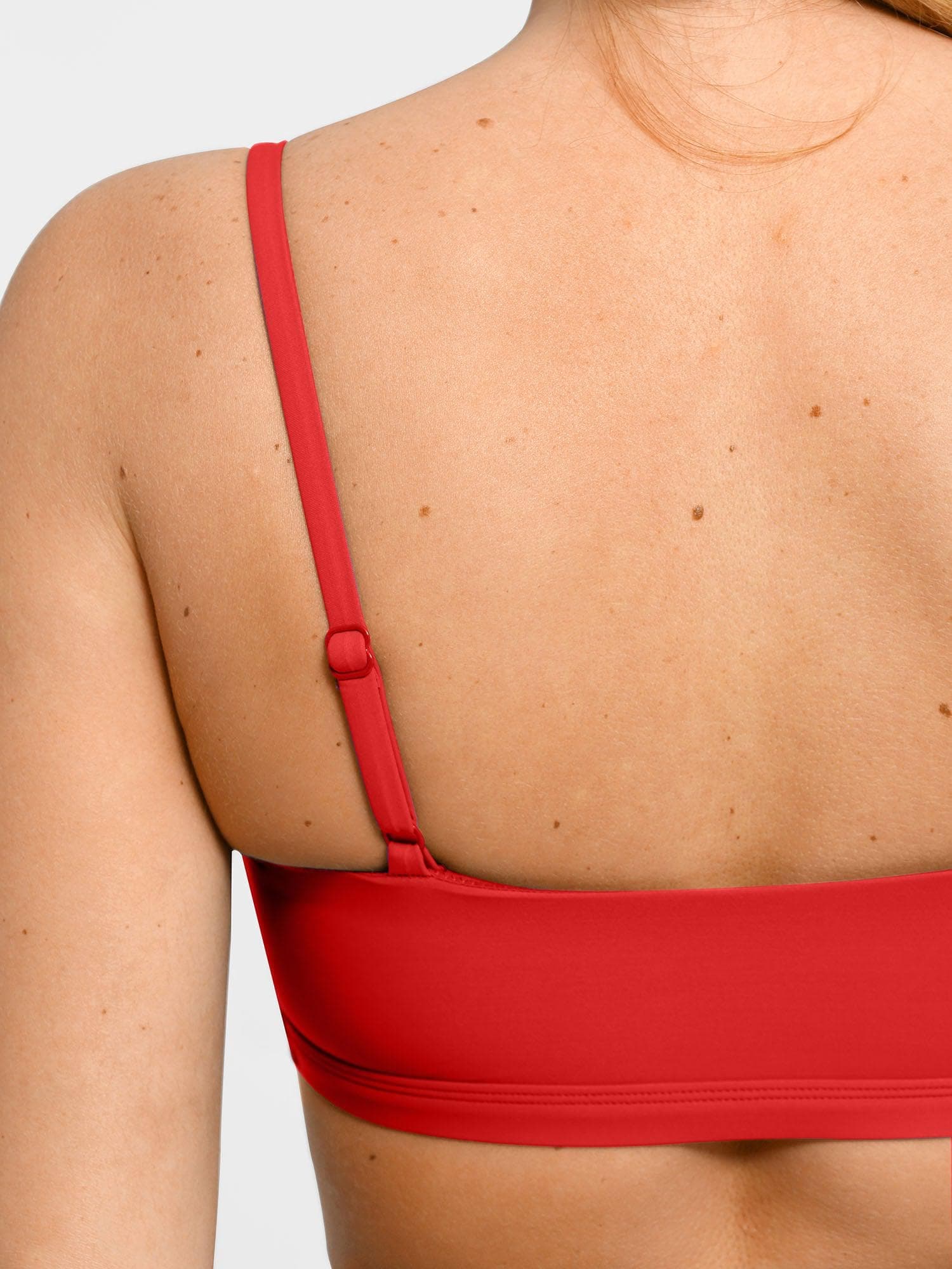 Popilush? The Shapewear Swimwear Ruched High-Waist Bikini Top