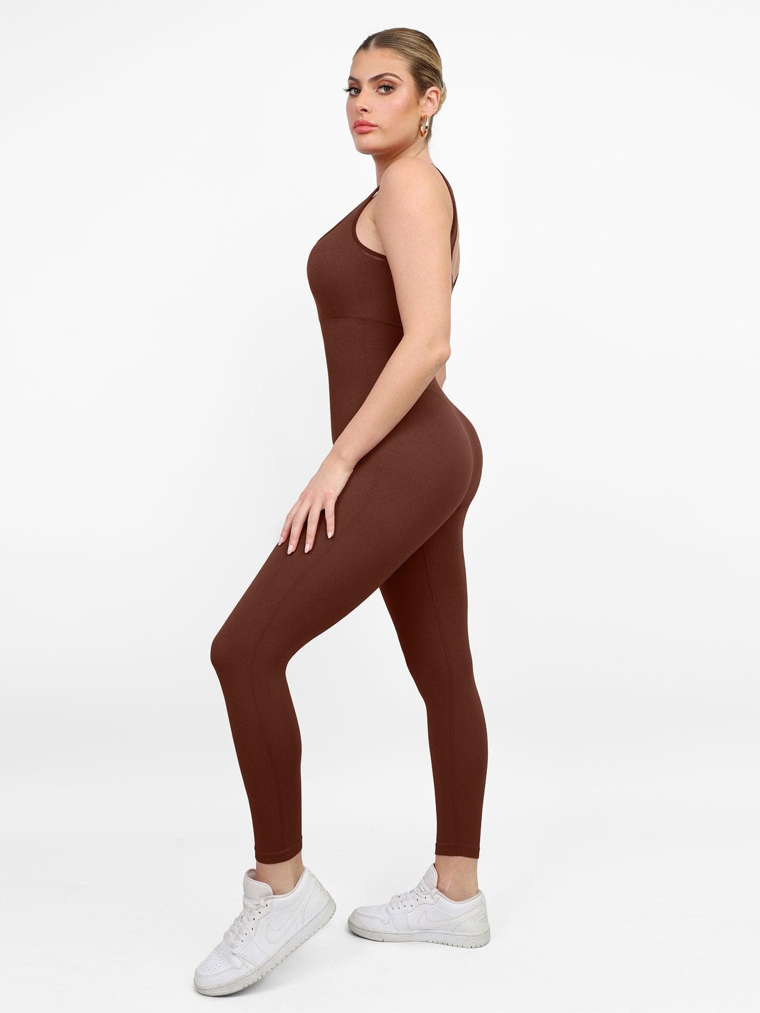 Affiliate Deal The Shapewear Jumpsuit  Sport Seamless Square Neck Sport