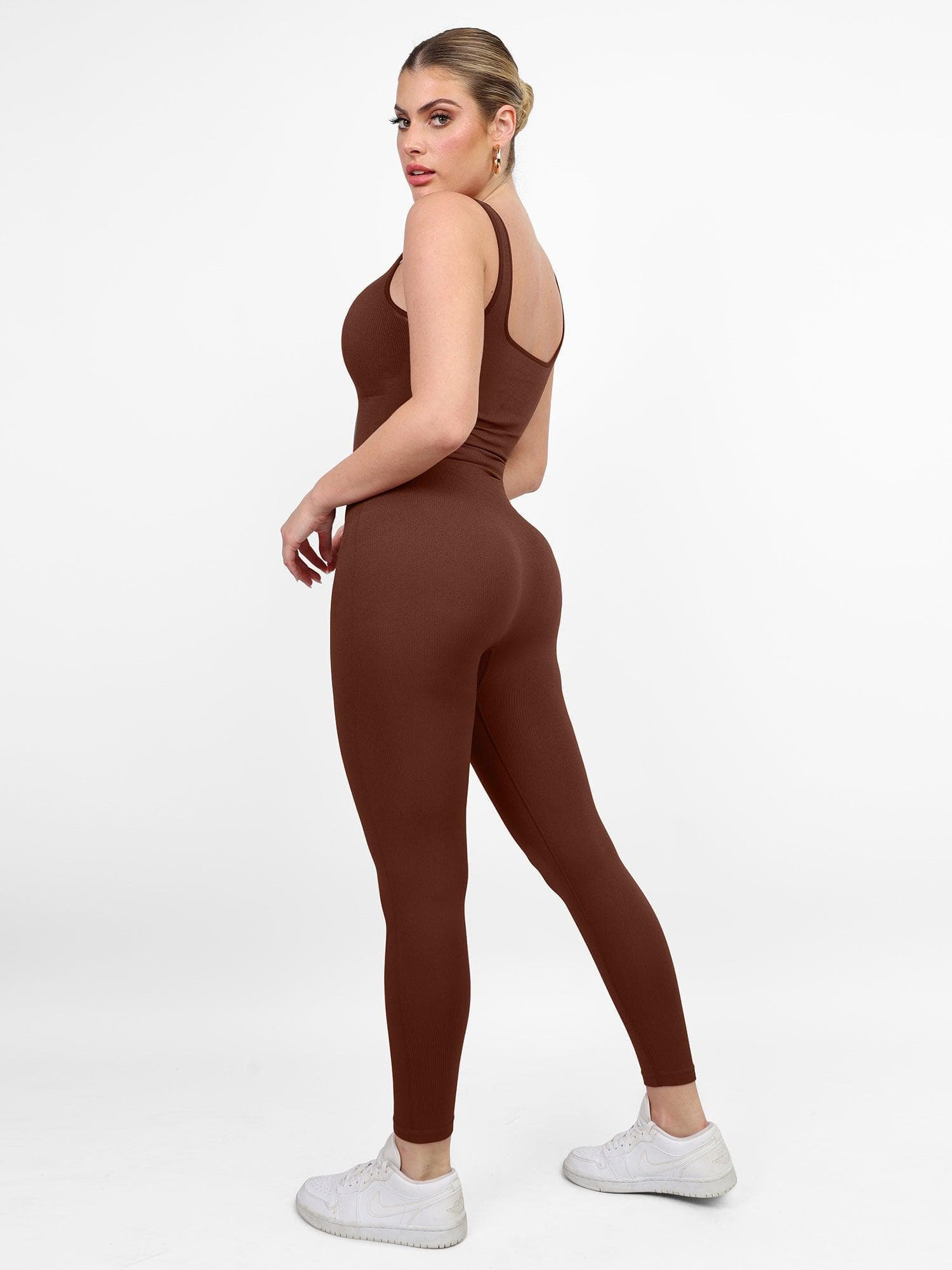 Affiliate Deal The Shapewear Jumpsuit  Sport Seamless Square Neck Sport