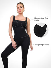 Affiliate Deal The Shapewear Jumpsuit  Sport Seamless Square Neck Sport