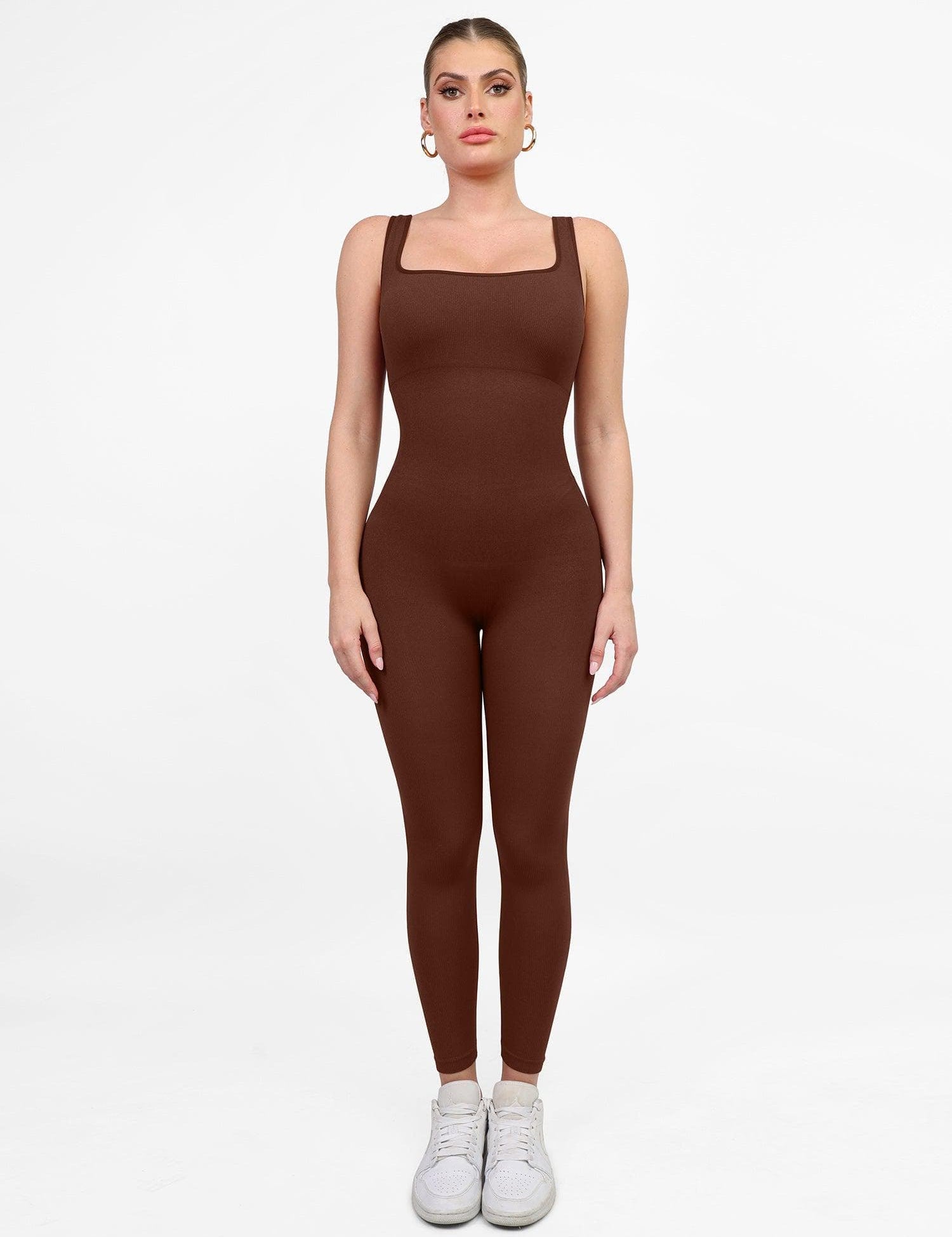  S The Shapewear Jumpsuit  Sport Seamless Square Neck Sport