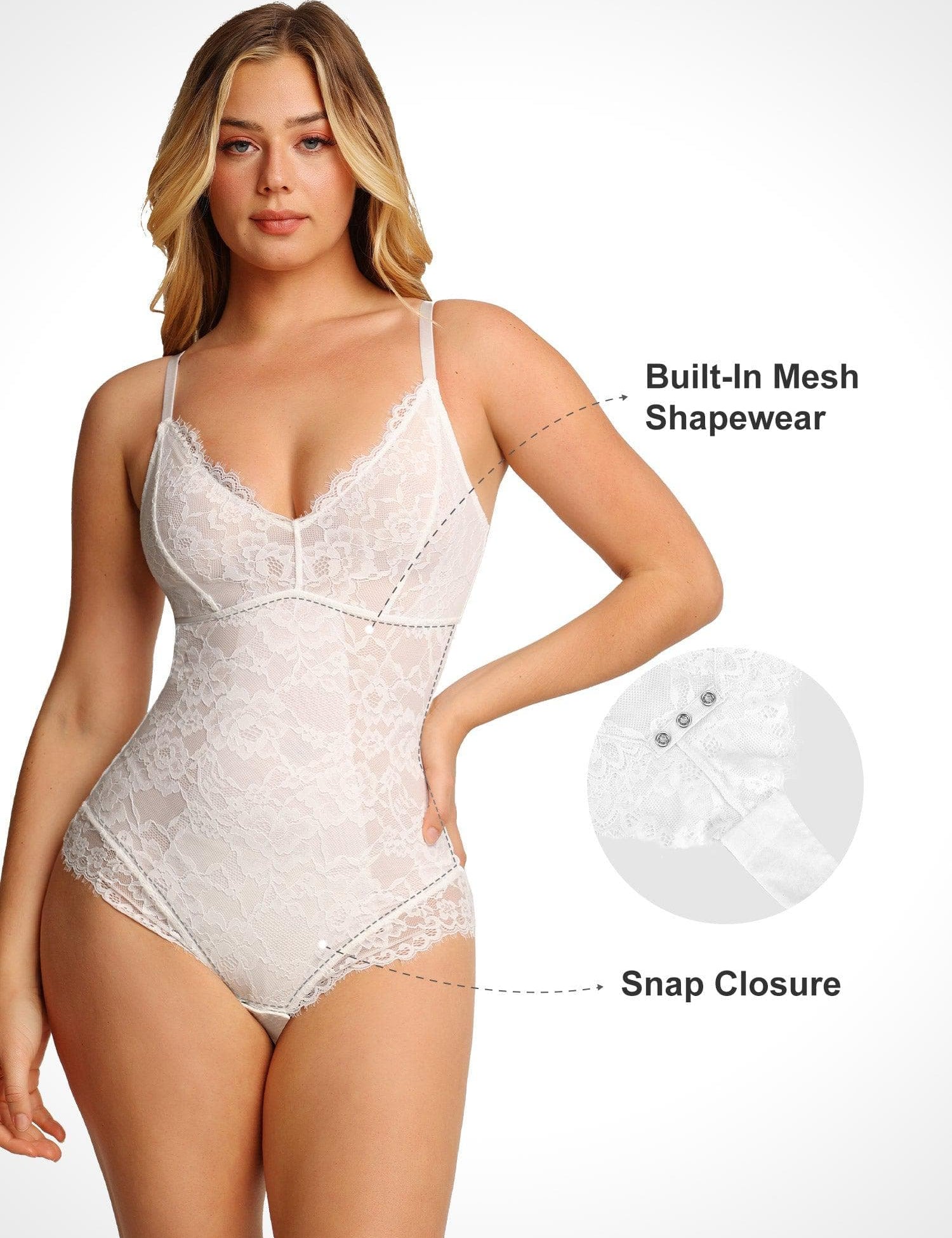 matching sets collection Shapewear Full Lace Bodysuit Midi Workwear Skirt Set