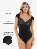 New arrivals Shapewear Cap Sleeve Crochet Lace Slimming Bodysuit