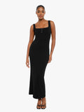 New arrivals Shapewear Modal Slimming Lace Trim Henley Tank Maxi Dress