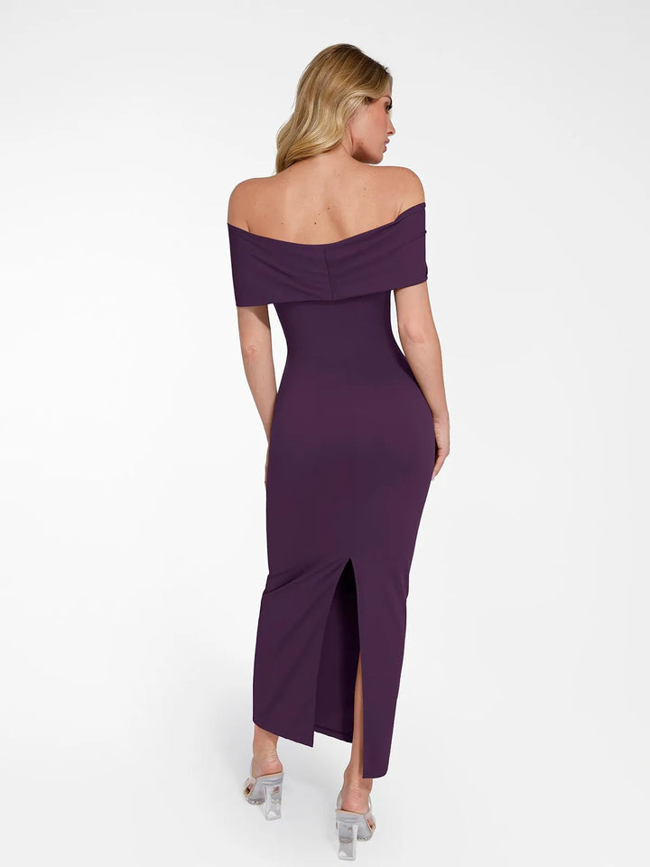 New arrivals Shapewear Off-the-Shoulder Slim Column Maxi Dress