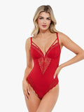 New arrivals Shapewear V-Neck Crisscross Tummy Control Lace Bodysuit