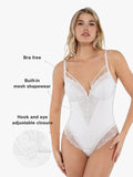 New arrivals Shapewear V-Neck Crisscross Tummy Control Lace Bodysuit