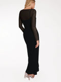 New arrivals The Popilush Long Sleeve Sheer Mesh Maxi Cover-Up