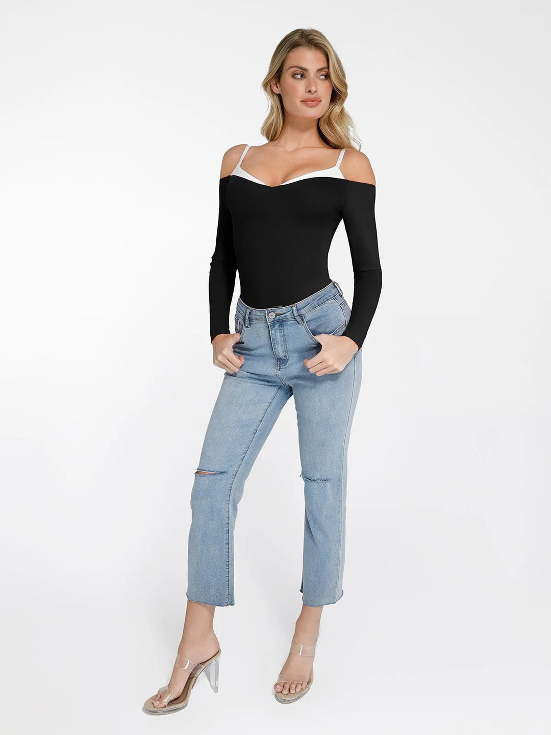 New arrivals The Shapewear Bodysuit Long Sleeve Cold Shoulder