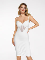 New arrivals The Shapewear Dress Midi with Mesh Detail