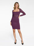 New arrivals The Shapewear Dress Sculpting Long Sleeve Mesh Midi