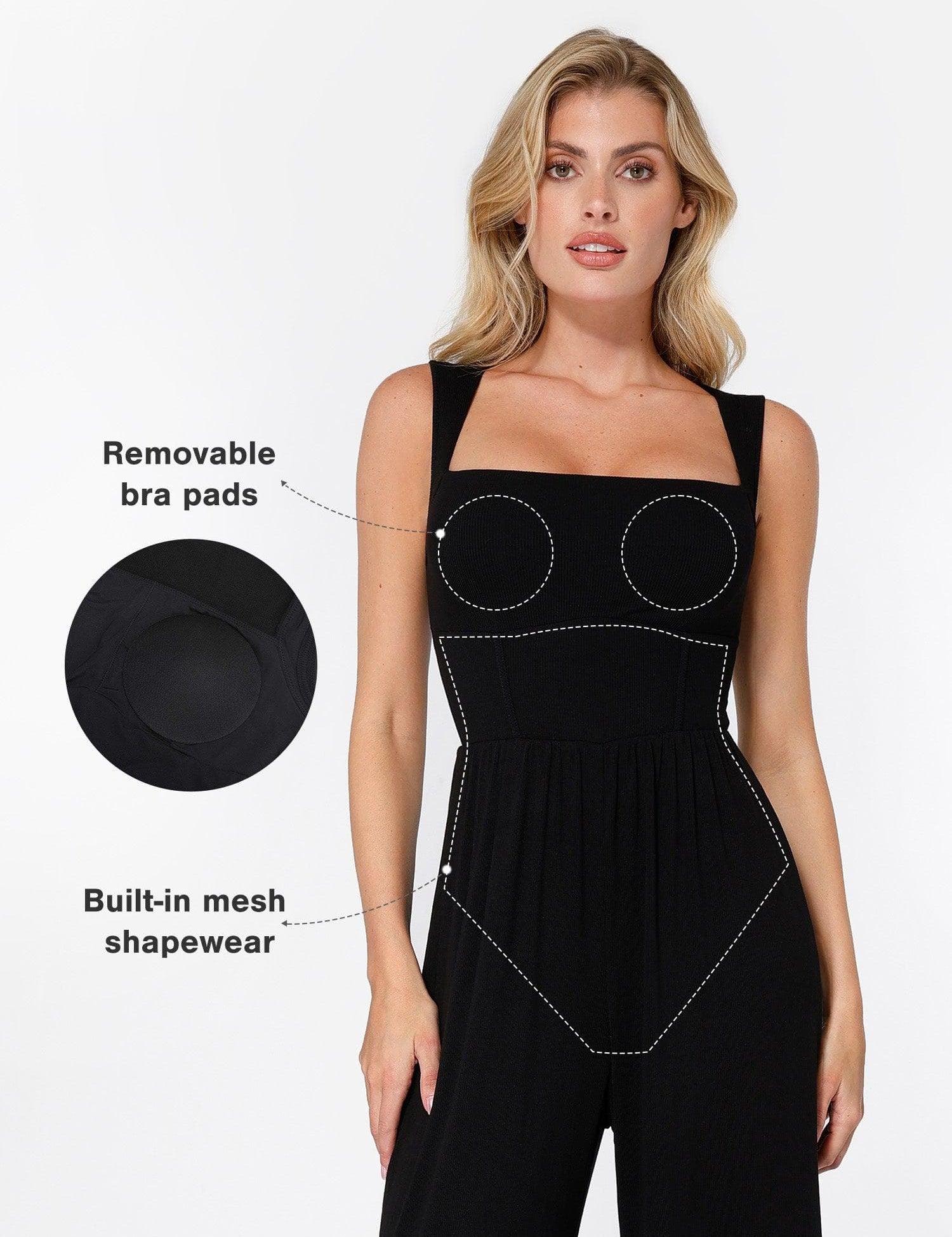 New arrivals The Shapewear Jumpsuit with Adjustable Trouser Legs