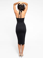 Popilush Bodycon Summer Dress Low Back Built-in Shapewear Backless Dress or Jumpsuit