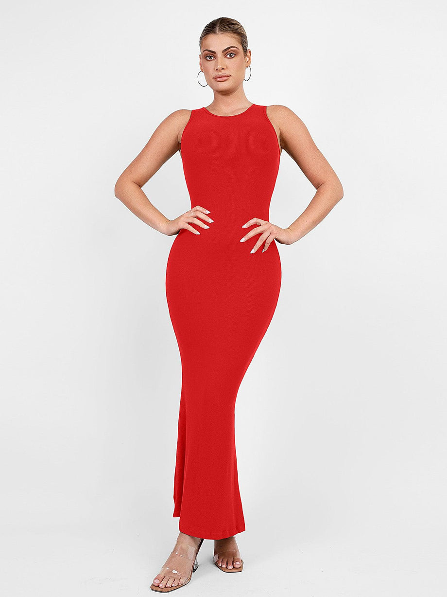 Sparkly Sheath Sleeveless Red Floor-Length Bridesmaid Dress with Sequi –  luladress