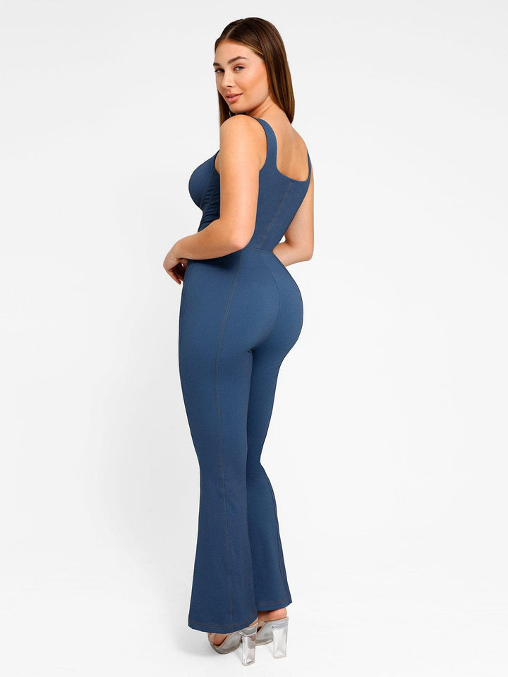 Popilush Denim Shaper & Dress Built-In Shapewear Denim Bodysuit Or Dress Or Jumpsuit