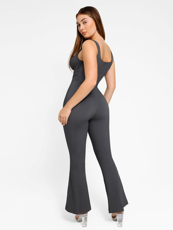 Popilush Denim Shaper & Dress Built-In Shapewear Denim Bodysuit Or Dress Or Jumpsuit