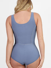 Popilush Denim Shaper & Dress Built-In Shapewear Denim Bodysuit Or Dress Or Jumpsuit