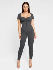 Popilush® Denim Shaper & Dress Built-In Shapewear Denim Bodysuit Or Dress Or Jumpsuit