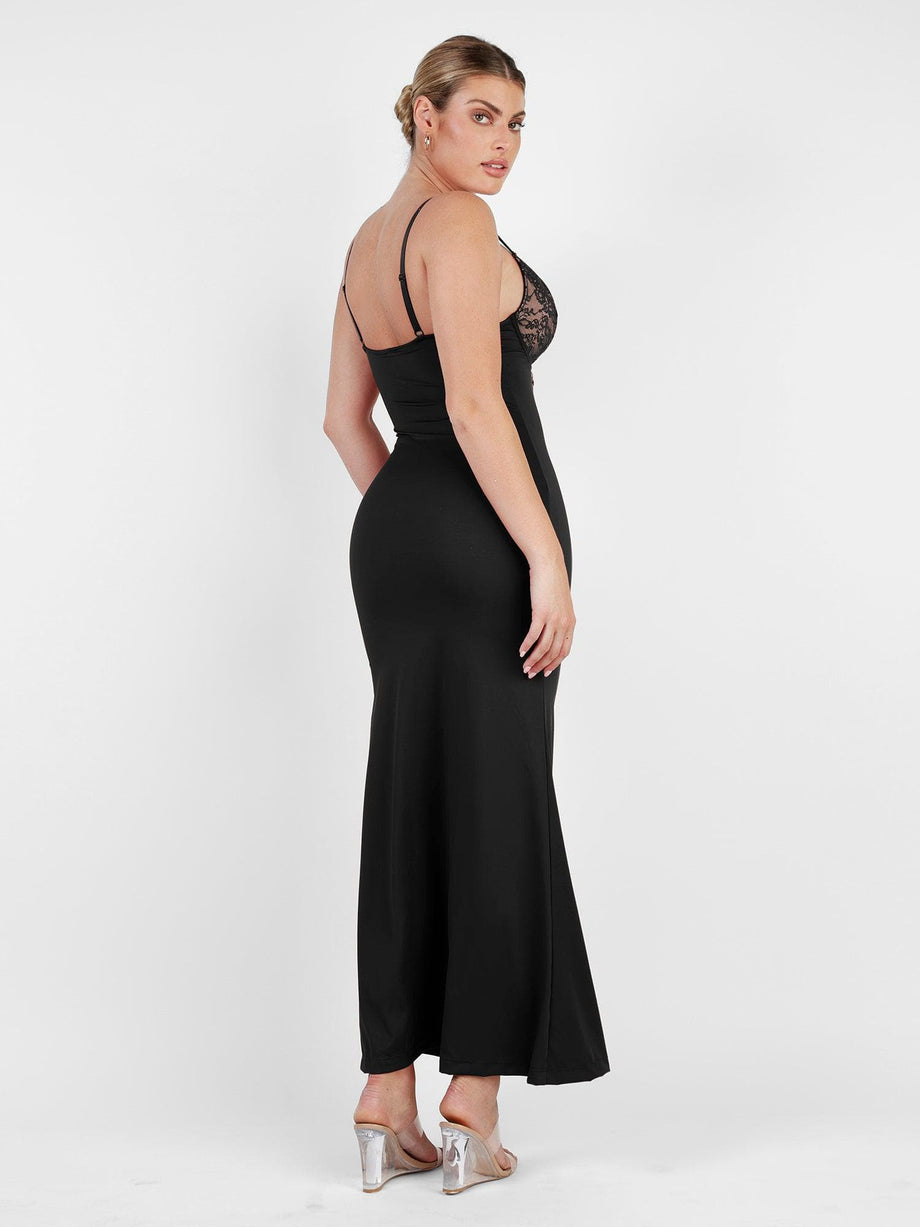 Ivory Open Back Dress - Sexy Double Slit Maxi Dress