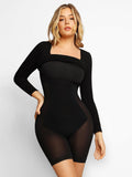 Popilush Bodycon Dress Built-in Shapewear Modal Sculpting Dresses