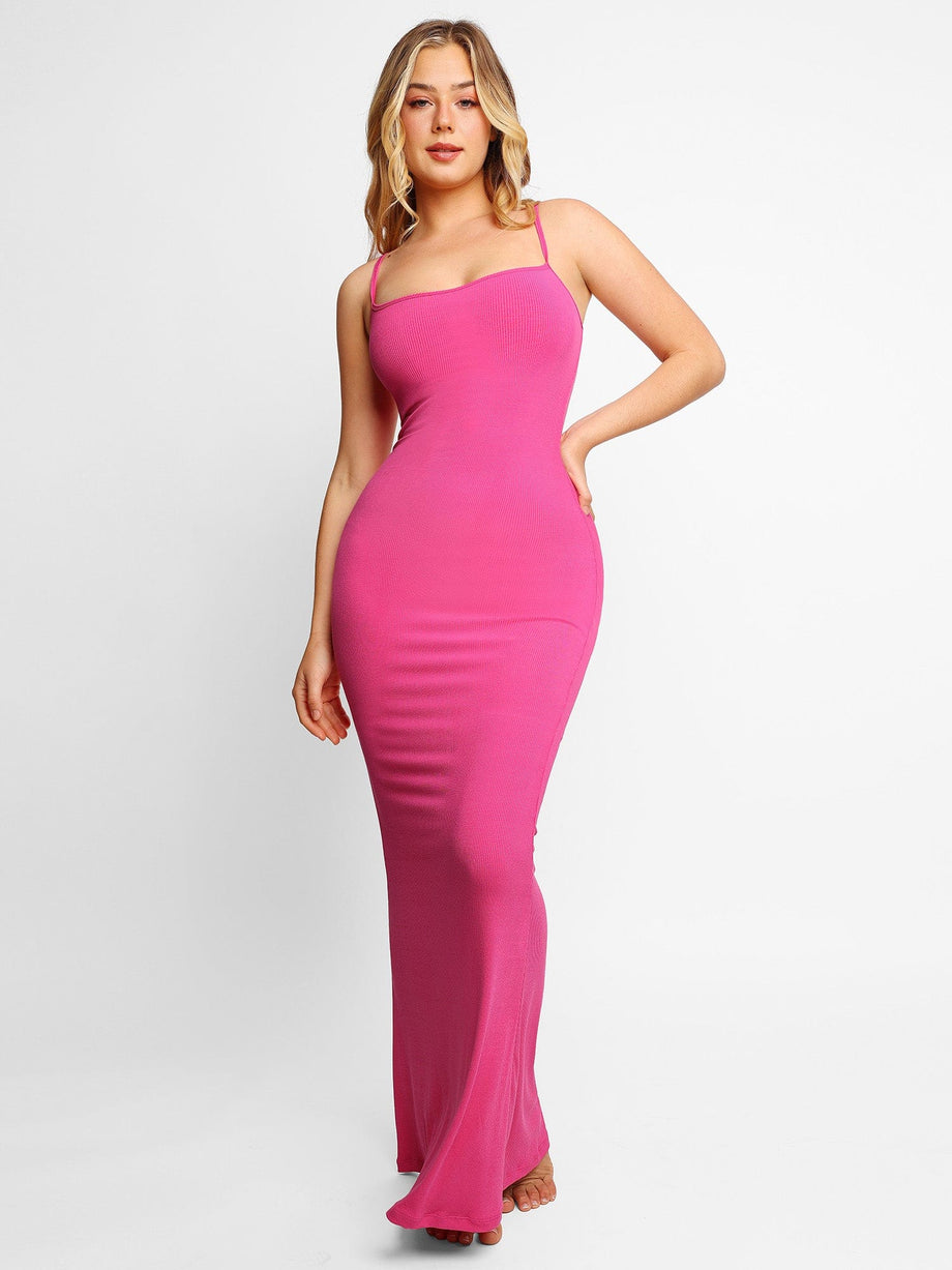 Popilush Shaper Dress with Built in Shapewear Off Shoulder V Neck Ruched  Bodycon Midi Dress Party Club Fall Dress for Women