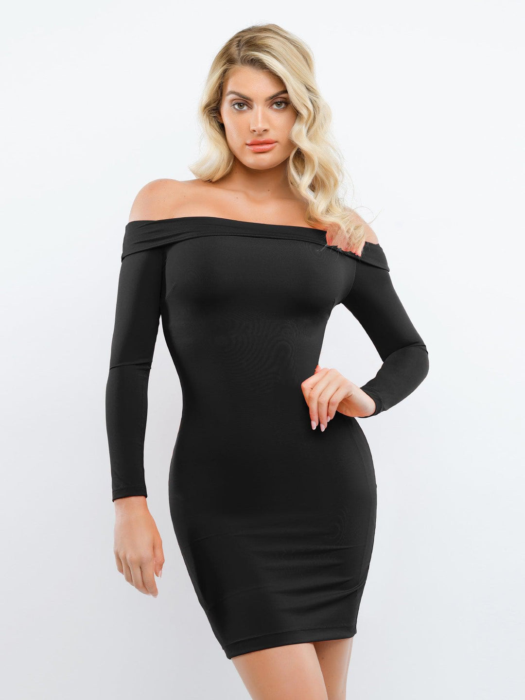 Popilush? Built-In Shapewear Off Shoulder Dresses