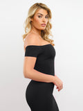 Popilush® Built-In Shapewear One Shoulder Maxi Dress