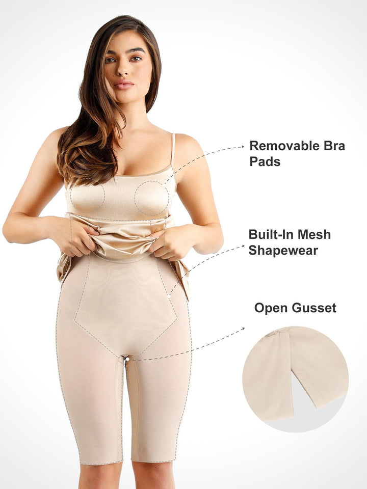 Popilush? Built-In Shapewear Shine Dress Or Bodysuit