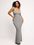 Popilush Shaping Slip Dress Soft Loungewear 8 in 1 Built-In Shapewear Maxi Dress