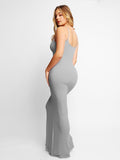 Popilush Shaping Slip Dress Soft Modal Loungewear 8 in 1 Built-In Shapewear Maxi Dress