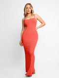 Popilush Shaping Slip Dress Coral / S Soft Modal Loungewear 8 in 1 Built-In Shapewear Maxi Dress