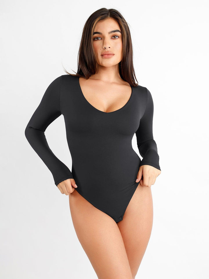 Popilush? CloudSense Seamless Long-Sleeve Bodysuits