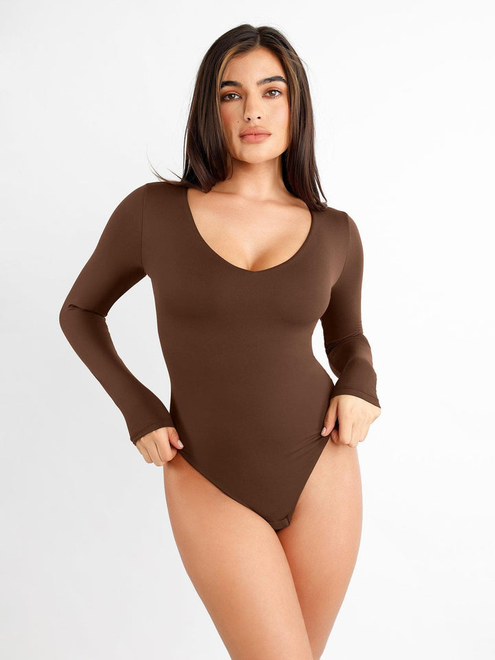 Popilush? CloudSense Seamless Long-Sleeve Bodysuits