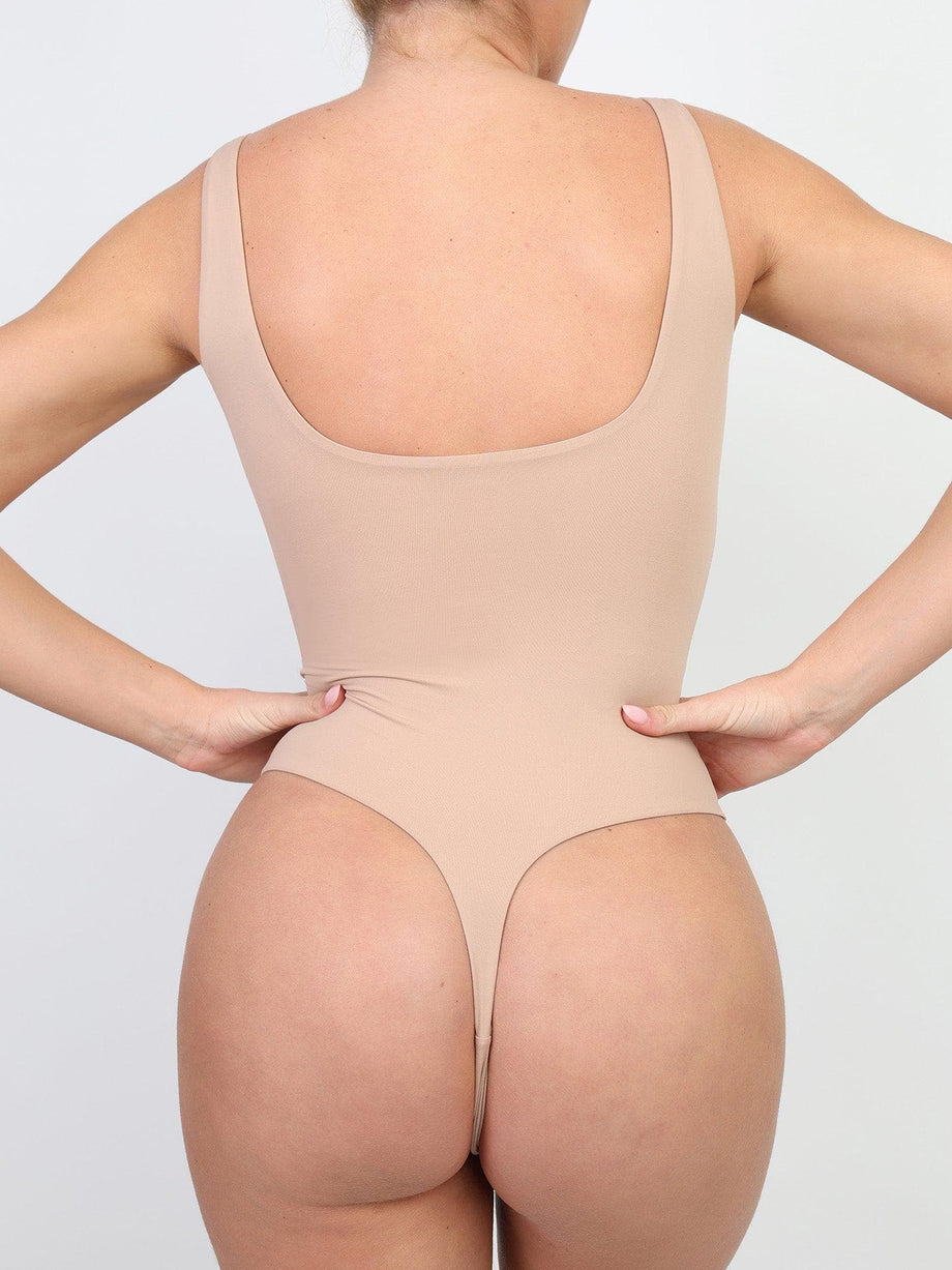 Satın alın Women Camisole Bodysuit Spaghetti Strap Leotard Top Romper Tummy  Control Shapewear Body Shaper