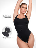 Popilush® CloudSense Tank Top High-Cut Shapewear Thong Bodysuit