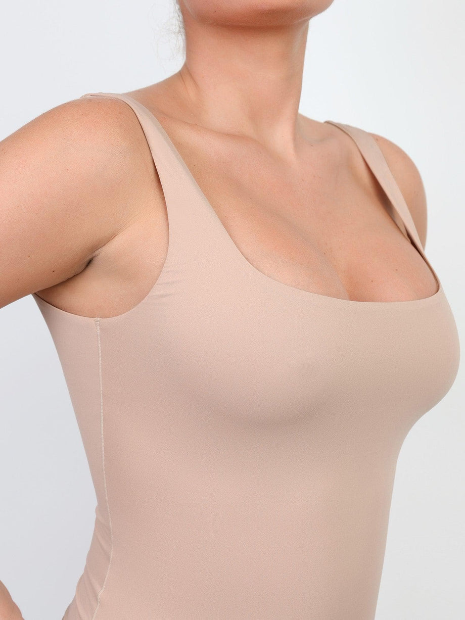 Lace Bodysuit For Women Tummy Control Sleeveless V-neck Tank Tops