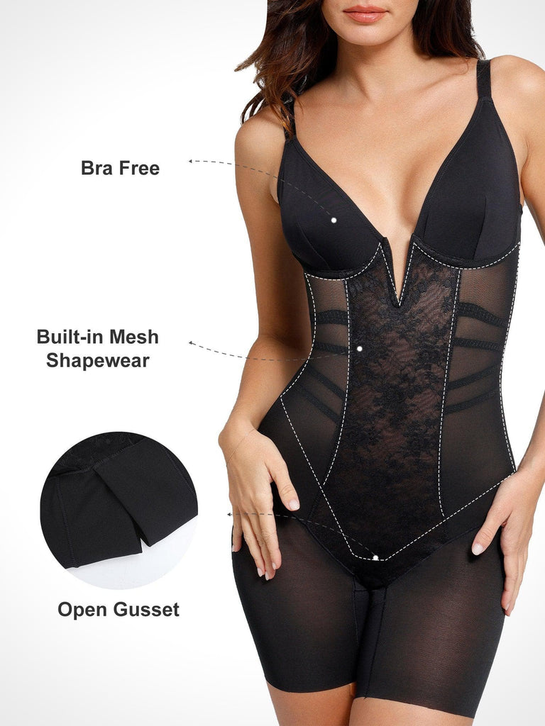 Body string style corset intégré