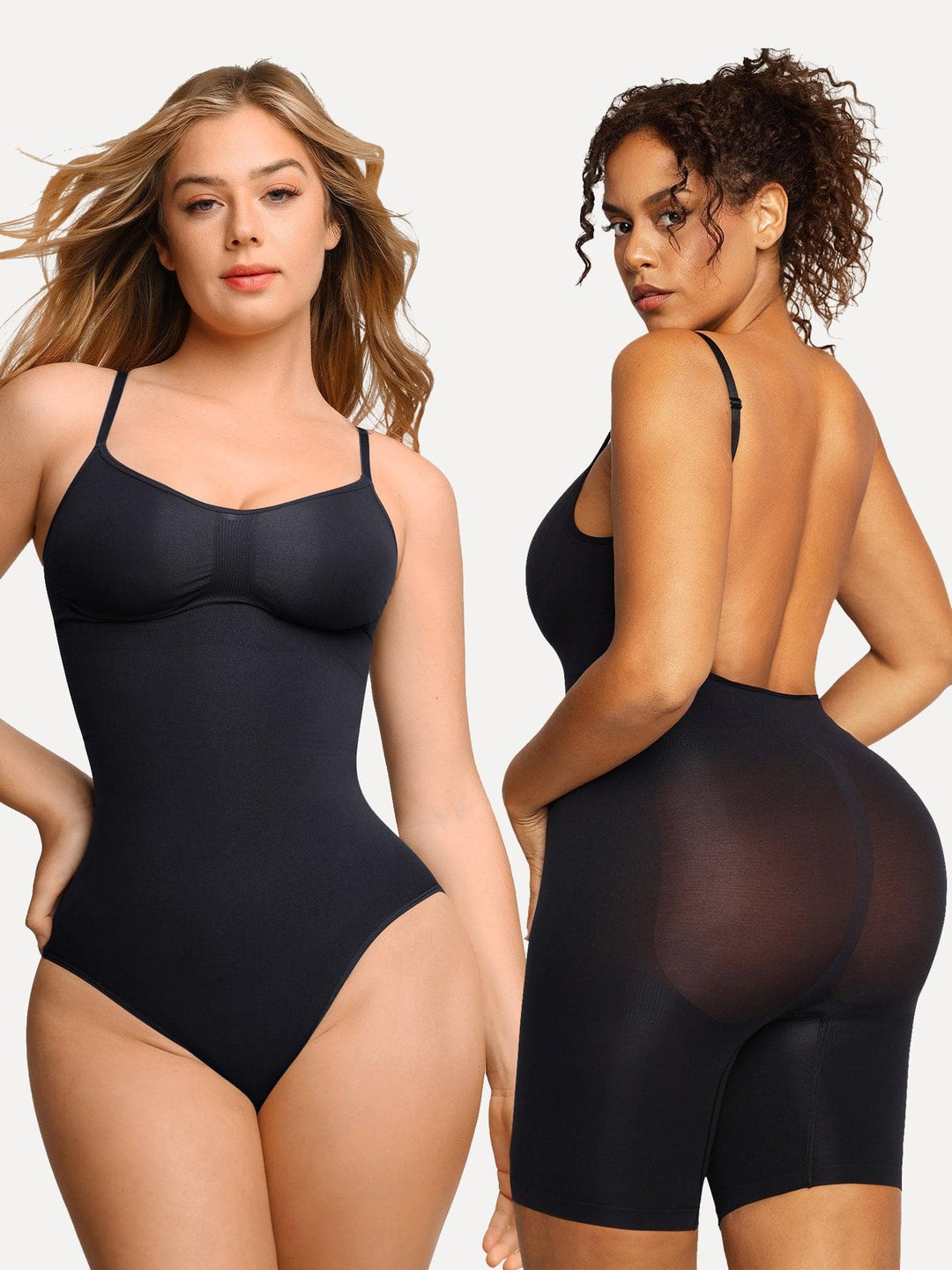 Popilush® Mid-Thigh Body Shaper Jumpsuit Full Confidence Slimming Bodysuits