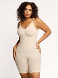 Popilush® Mid-Thigh Body Shaper Jumpsuit Full Confidence Slimming Bodysuits