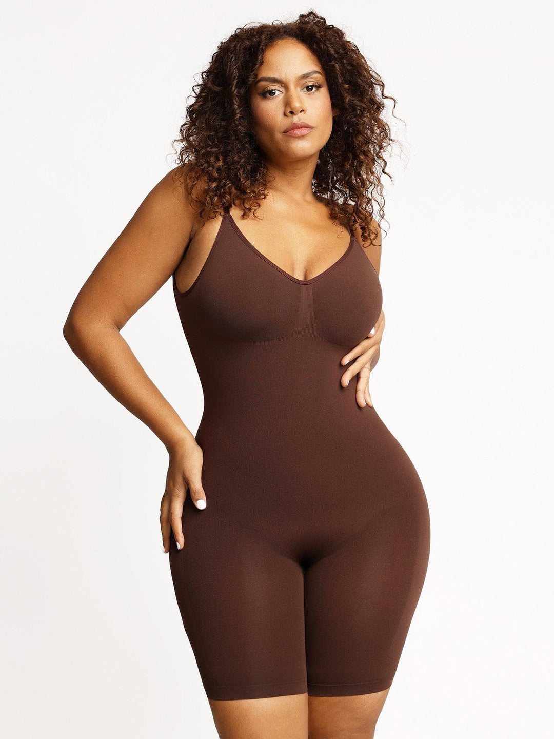 Popilush® Mid-Thigh Body Shaper Jumpsuit Full Confidence Slimming Bodysuits