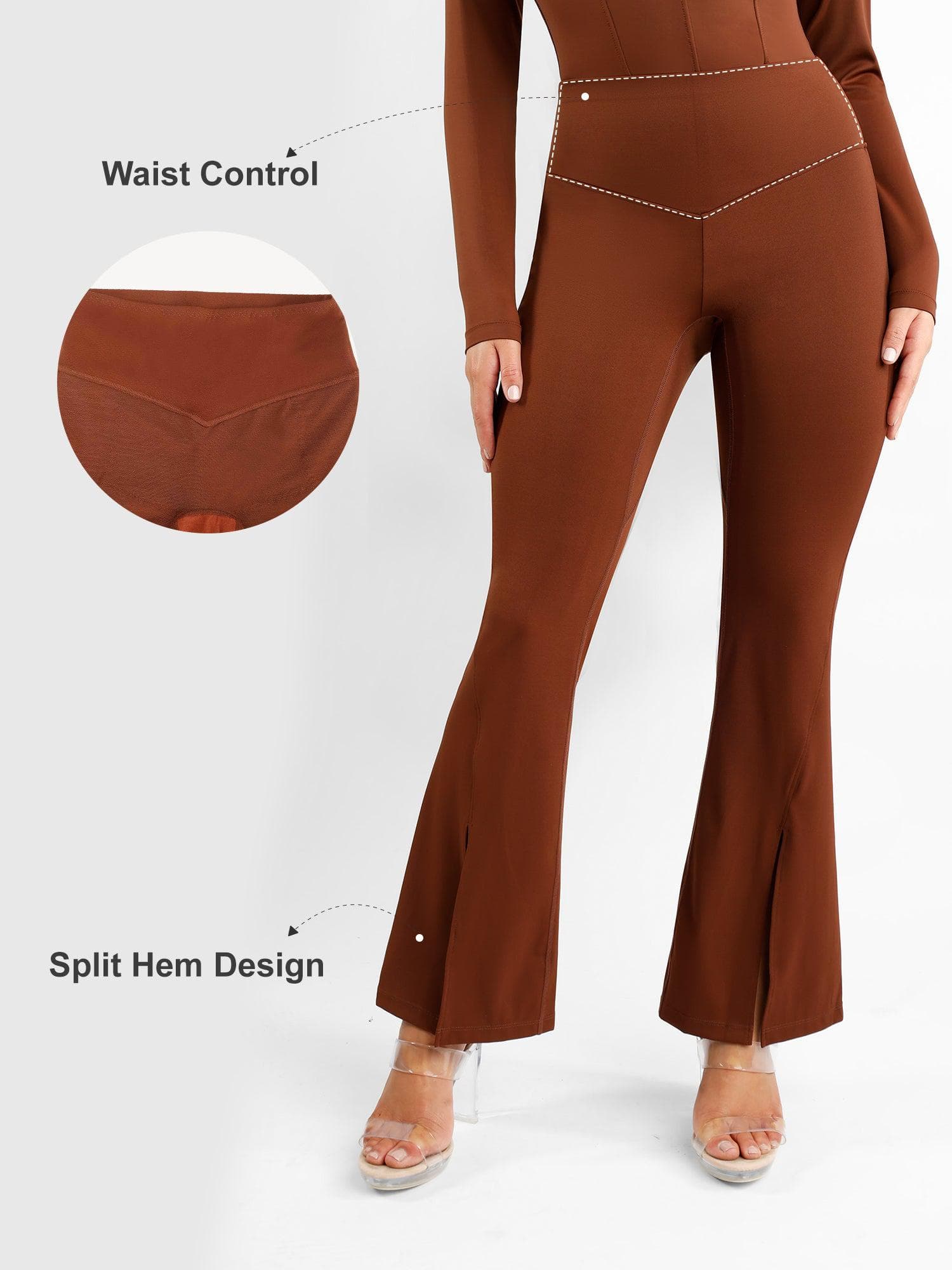High Waisted Tummy Control Pants,ela Shape Fiber Restoration  Shaper,seamless High Waisted Tummy Control Pants