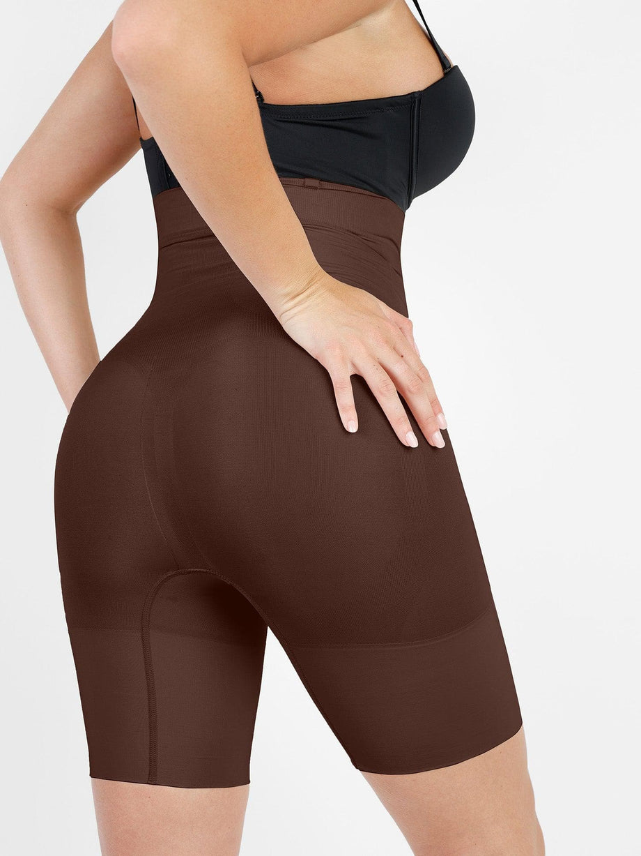 Finlin Womens Shapewear Tummy Control Seamless Hi-Waist Butt Lifter Power  Shorts - beige - XXXXL : : Fashion