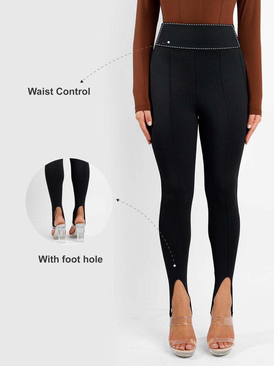 Women High-Waisted Skinny Leggings Sport Push Up Yoga Pants Black XL