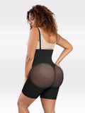 Popilush Open Bust Shapewear Bodysuit Full Body Shaper Latex Trummy Control Postpartum Shapewear Mesh Butt Lifter Boysuit