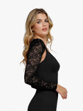 Popilush® Long Sleeve Lace Shrug