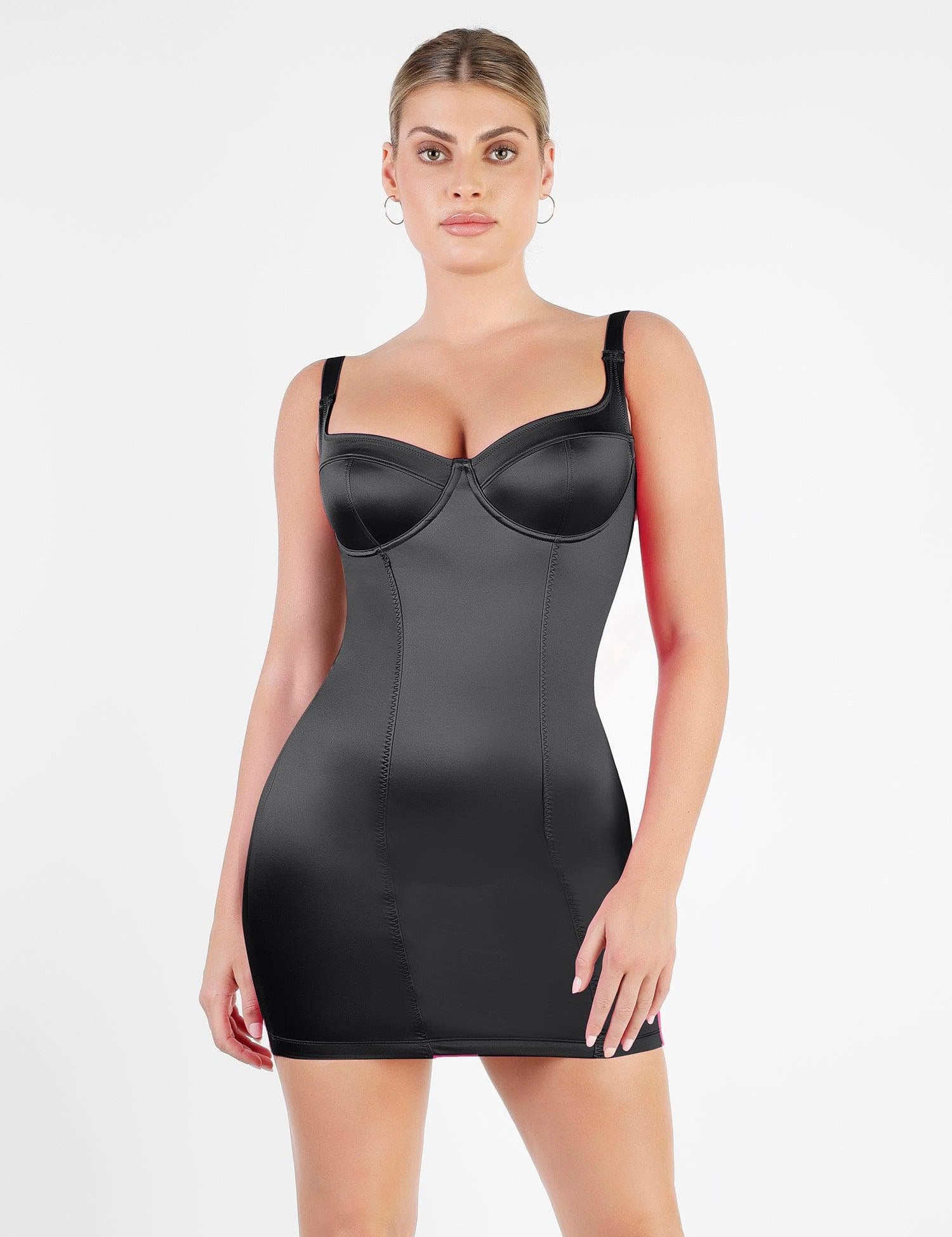  S Metallic Shiny Shapewear Romper Or Dress Or Jumpsuit