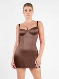 Popilush Shaper & Dress Tummy Control Metallic Shiny Shapewear Romper Or Dress Or Jumpsuit