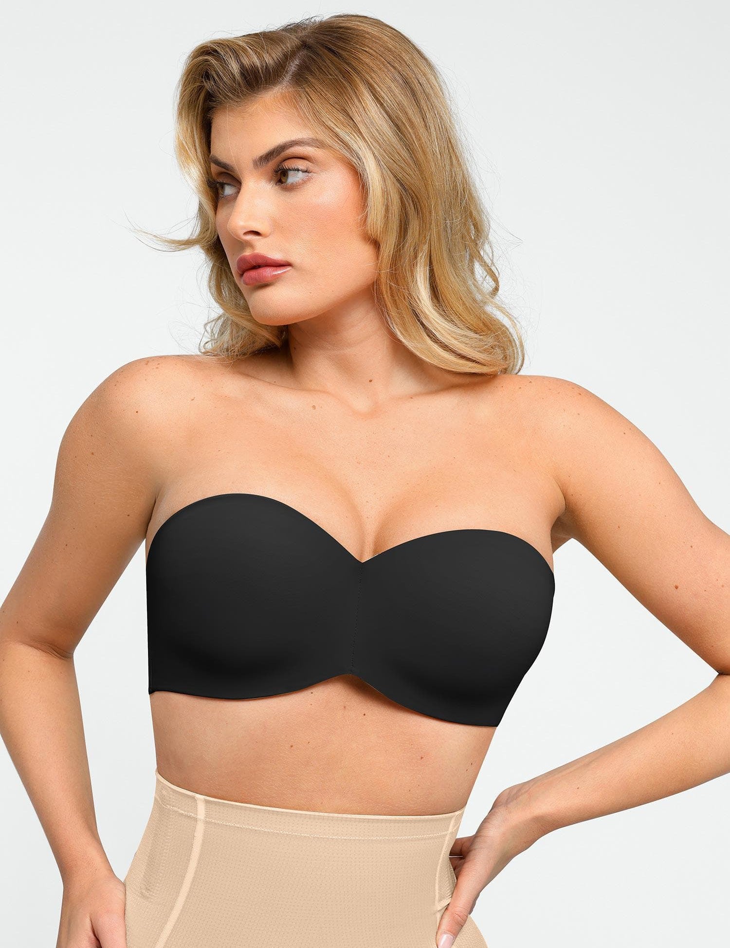 Popilush® Shapewear Bra Removable Straps Push-Up Shape Bra